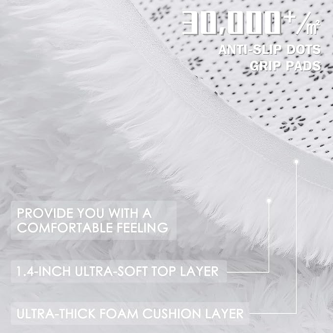 OLANLY 8x8 Machine Washable Large Area Rugs - Image 8