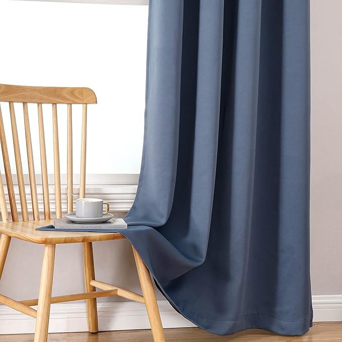 ChrisDowa 100% Blackout Curtains 90 inch Long - Image 7