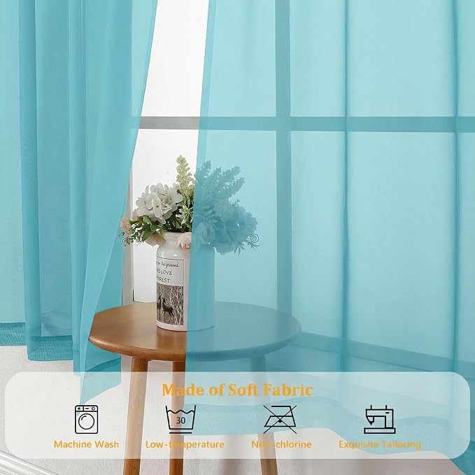Gwine Sheer Curtains 96 Inches Long - Image 7