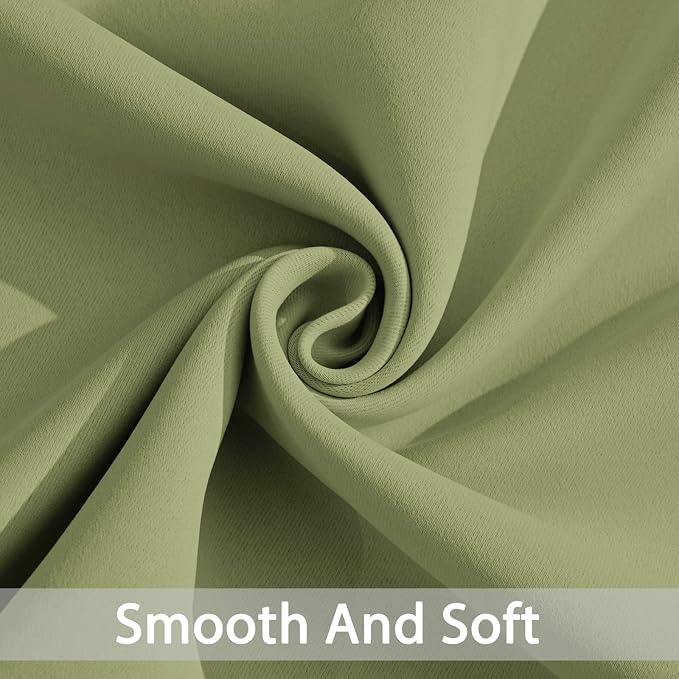 Yakamok Blackout Curtains for Bedroom, Thermal Insulated Blackout Grommet Top - Image 5