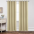 Joydeco Blackout Curtains 90 Inch Length 2 Panels Set, Thermal Insulated Long by JOYDECO