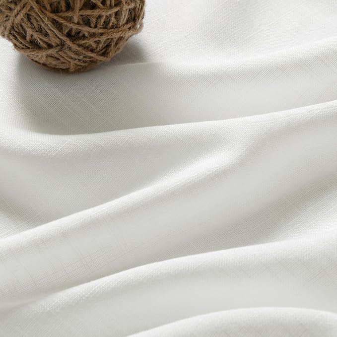 Nanspring Ivory Curtains 80 Inches Length - Image 5