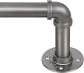 Zeerobee Curtain Rods for Windows 120 to 240, 1 Inch Industrial Wrap Around by zeerobee