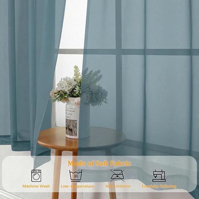 Gwine Sheer Curtains 72 Inch Length - Image 8