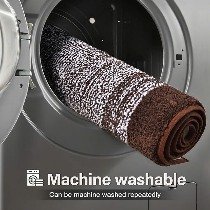 36x24 Large Bathroom Rugs Washable Non Slip, Soft Absorbent Quick Dry Mats - Image 8