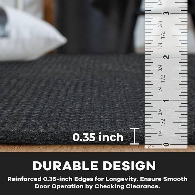 KOZYFLY Long Runners for Hallways 3x12 ft Washable Kitchen Runner Non Slip - Image 4