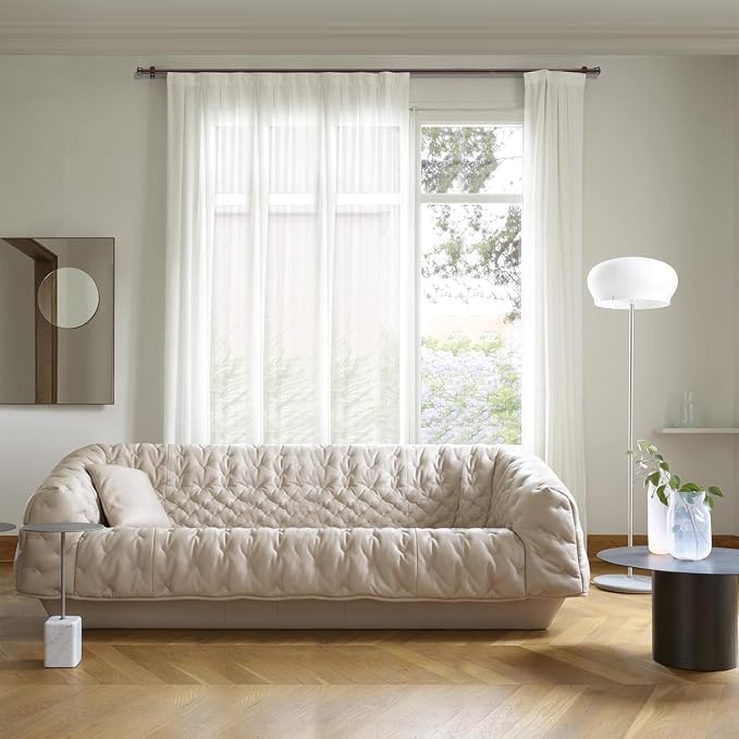 Standard Decorative Window Curtain Rods 30 to 45 Inch, 5/8 Inch Diameter Small - Image 3