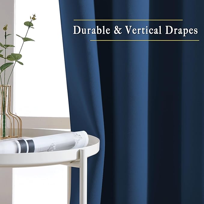 NICETOWN Blackout Room Divider Curtains 118 inches Long, Grommet Thermal Window - Image 5