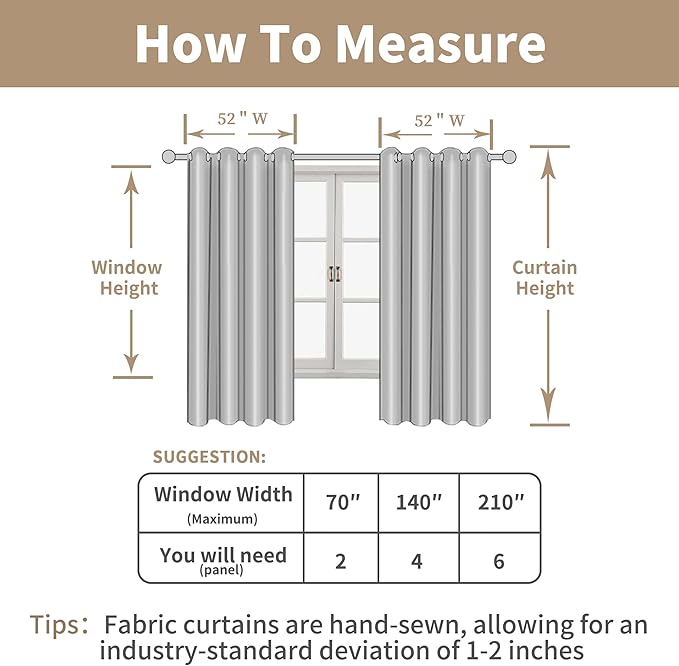 LAMIT Sheer Linen Curtains 63 inches Long - Image 8