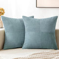 MIULEE Sky Blue Decorative Throw Pillow Covers 20x20 Inch by MIULEE