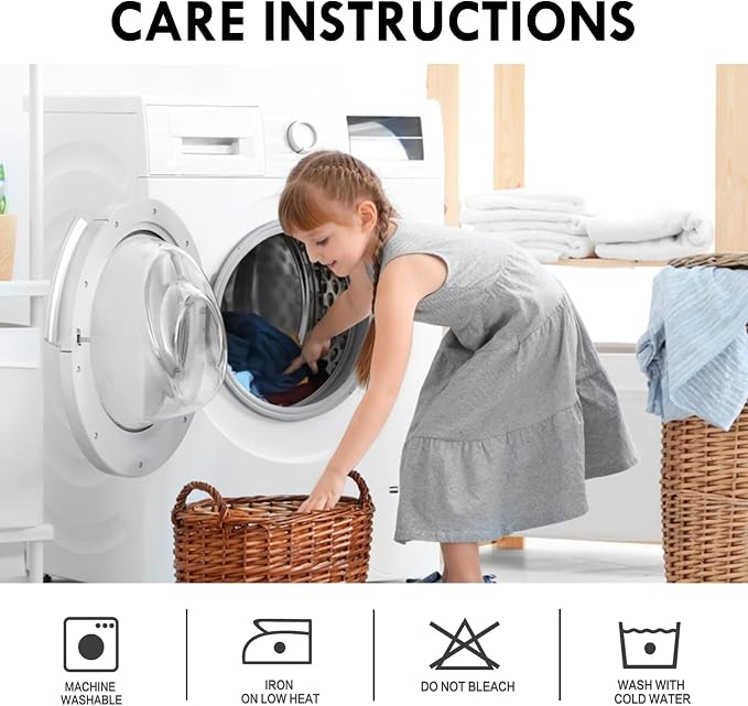DWCN Grey Room Darkening Blackout Curtains - Image 7