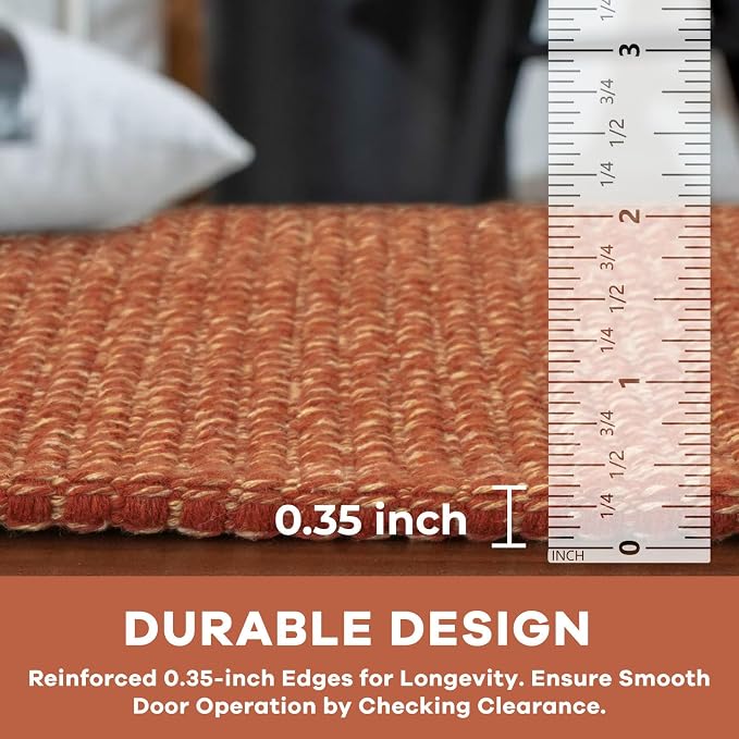 KOZYFLY Long Runners for Hallways 2x12 ft Washable Kitchen Runner Non Slip - Image 4