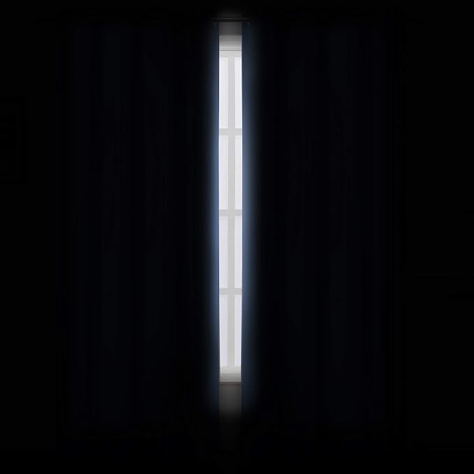 LEMOMO Blackout Curtains 66 x 84 inch/Sky Blue Curtains Set of 2 Panels/Thermal - Image 3