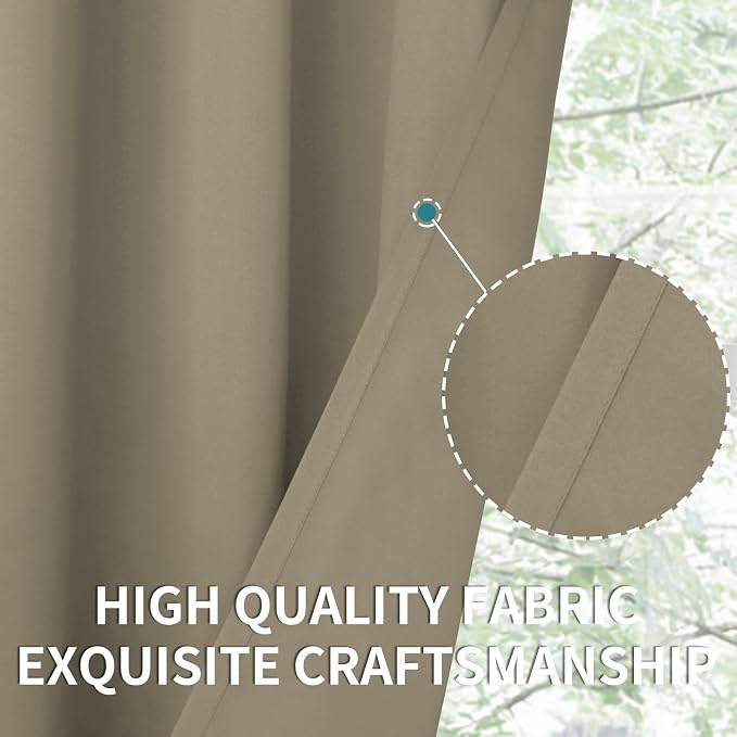 BGment Room Darkening Curtains 54 Inches Long - Image 6