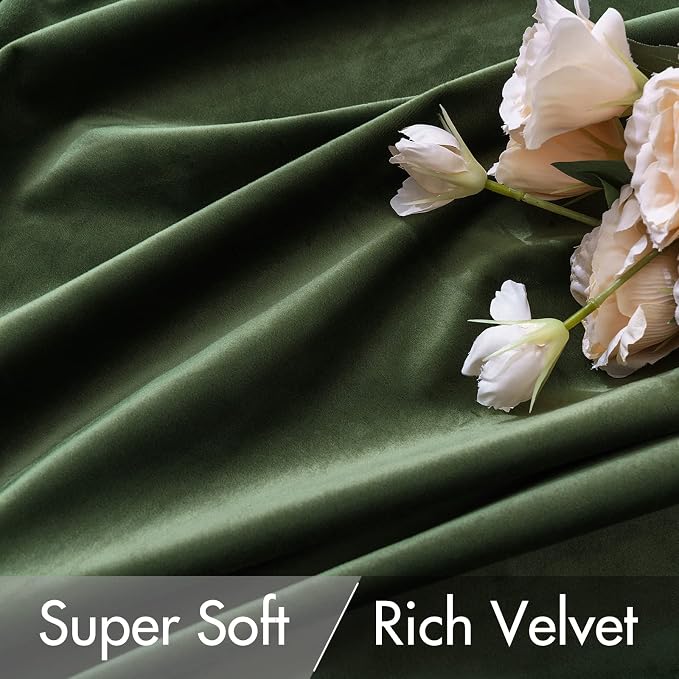 MIULEE Velvet Curtains 105 inches - Image 4