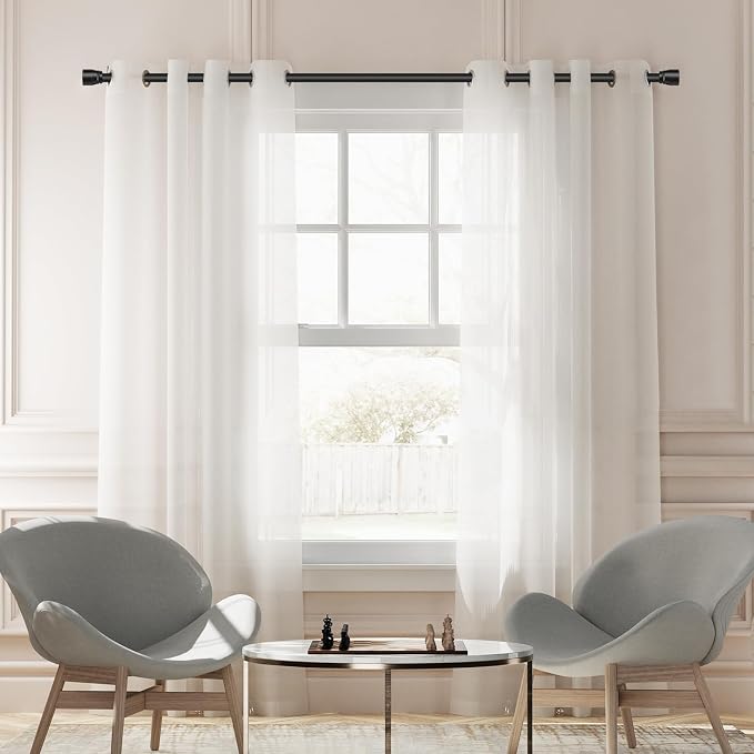 1” Diameter Curtain Rods Itself is 30 to 45 inch 1 Pack Fit 30-39 inch Window - Image 6