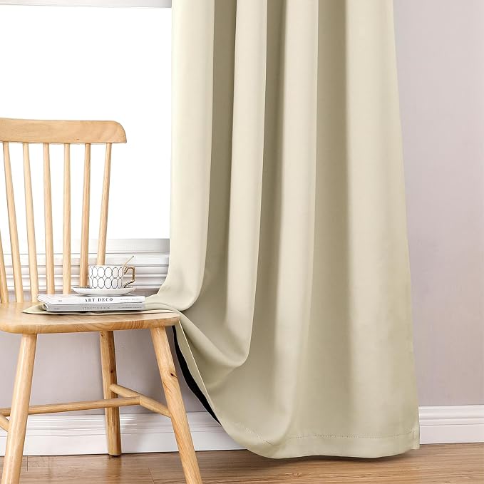 ChrisDowa 100% Blackout Curtains 63 inch Long - Image 7