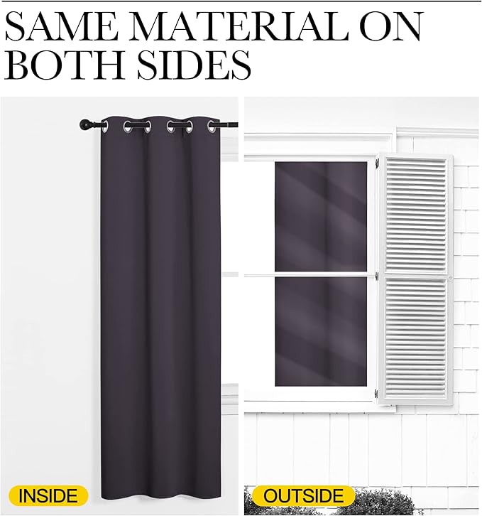NICETOWN Blackout Curtain Panels - Image 5