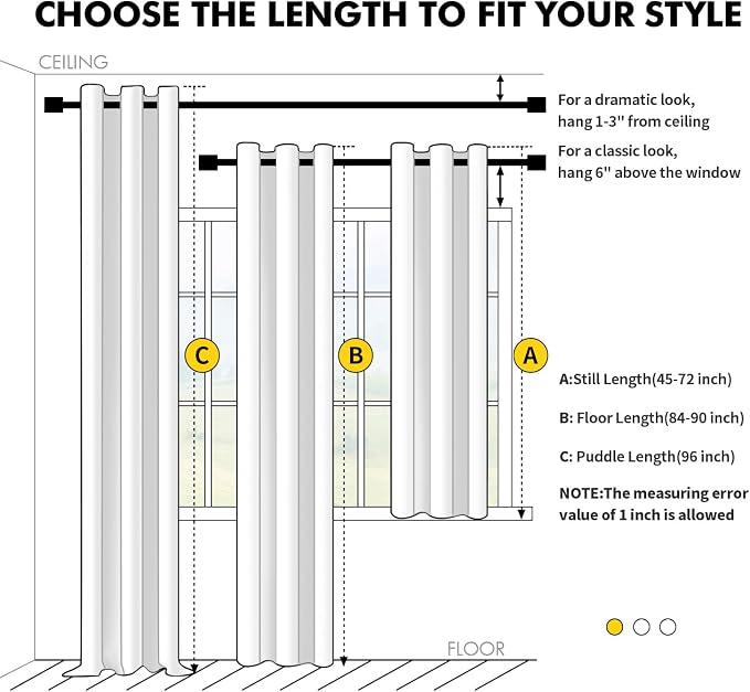 MIULEE Orange Blackout Curtains - Image 7