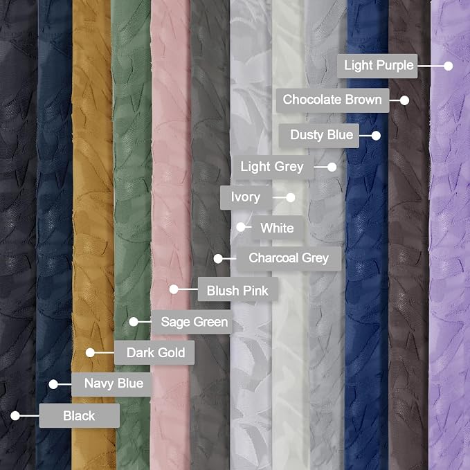 Lecloud Leia Black Sheer Curtains - Image 9
