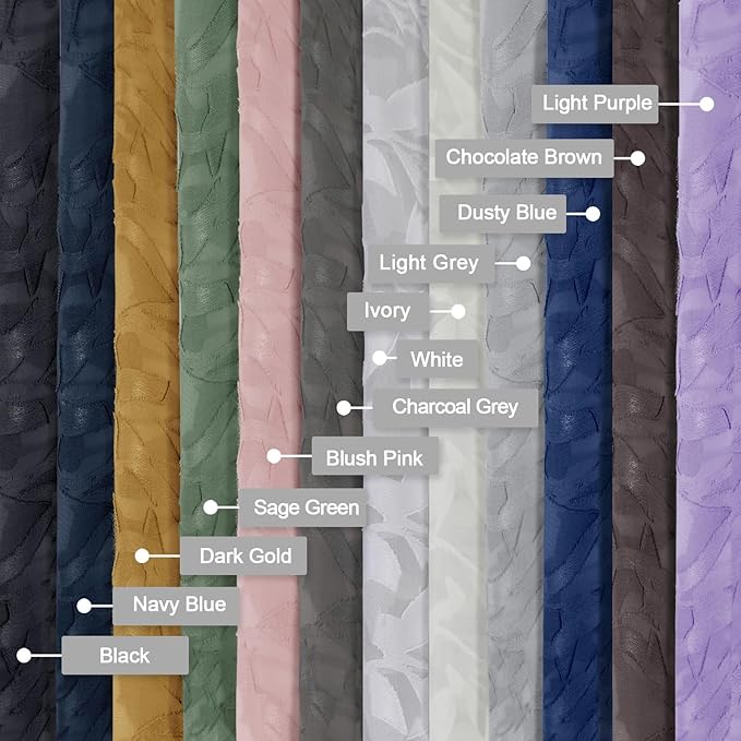 Lecloud Leia Charcoal Grey Sheer Curtains 78 Inches Long 2 Panels, Privacy Airy - Image 9