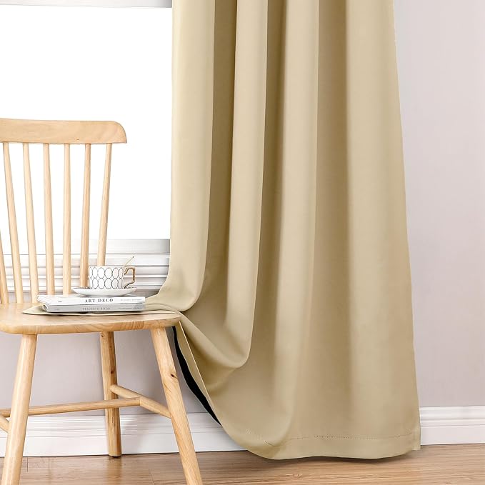 ChrisDowa 100% Blackout Curtains 120 inch Long - Image 7