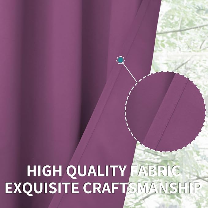 BGment Room Darkening Curtains 45 Inches Long - Image 6