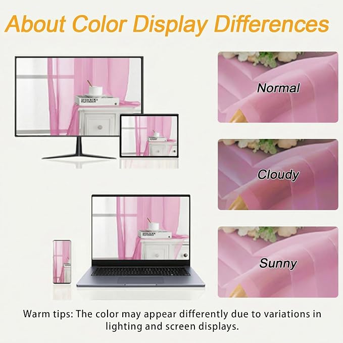 Gwine Sheer Curtains 84 Inches Long - Image 3