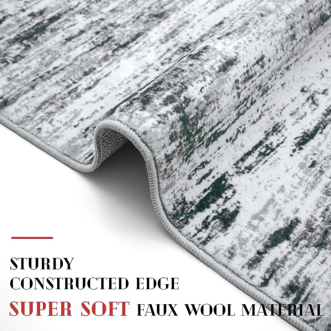 Lansny Modern Abstract Runner Rug 2x10 - Image 5