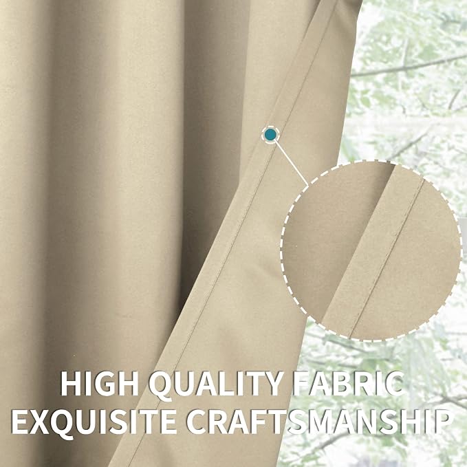 BGment Room Darkening Curtains 54 Inches Long - Image 7