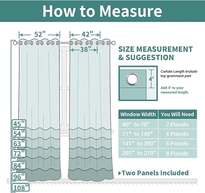 Yakamok 84 Inch Length Blackout Curtains - Image 7