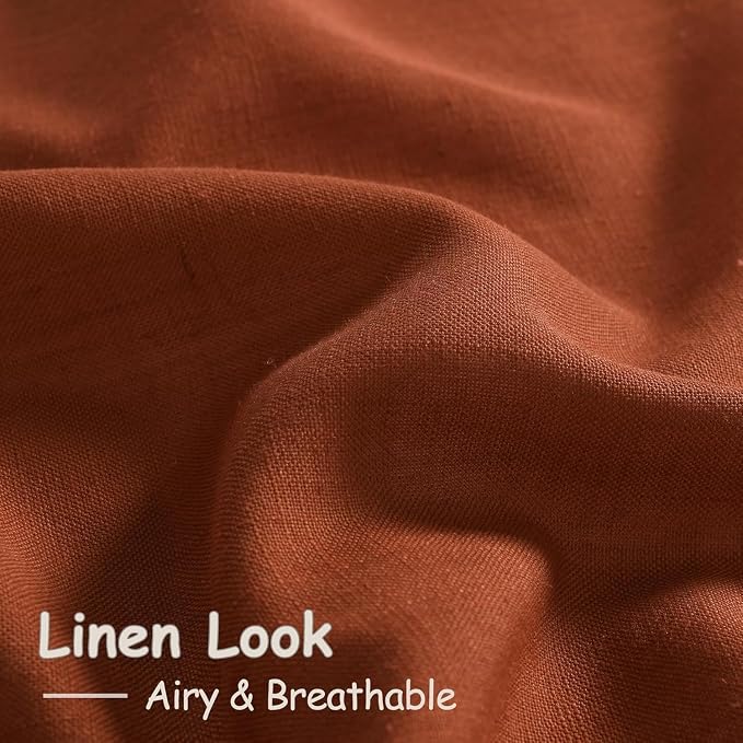 Nanspring Extra Wide Linen Curtains - Image 4