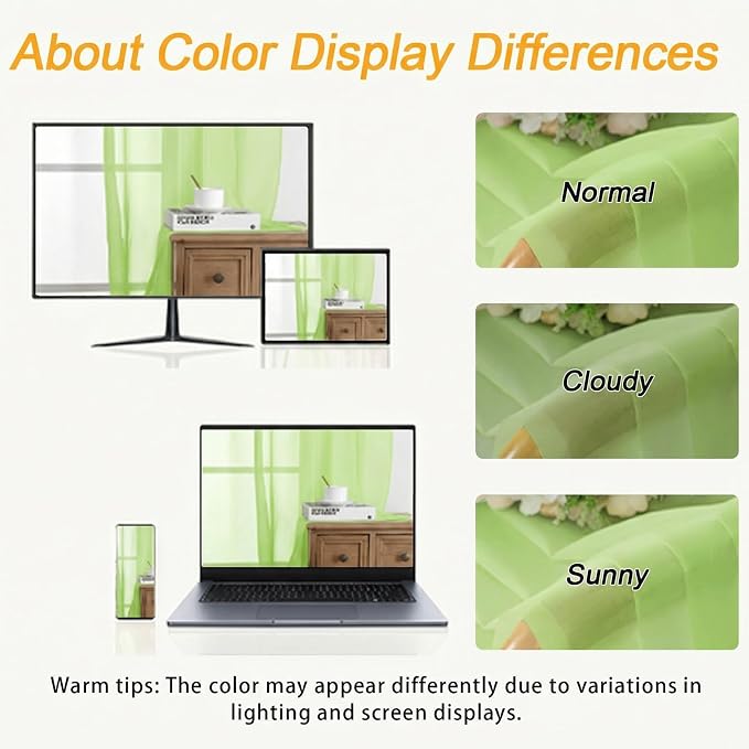 Gwine Sheer Curtains 96 Inches Long - Image 3