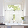 MIULEE Short Sheer Curtains 30 Inch Length by MIULEE