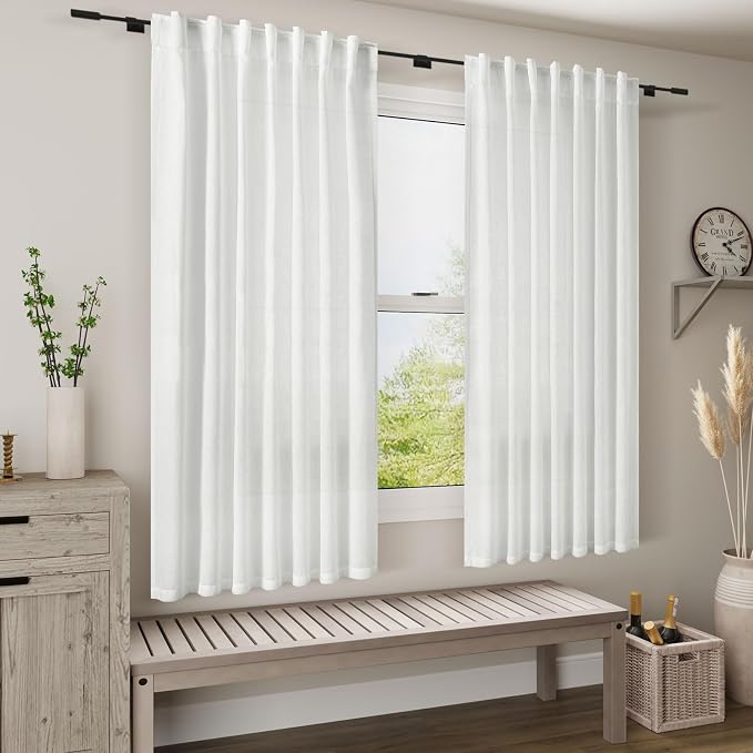 Nanspring Linen 72 Inch Curtains - Image 6