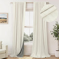 Total Blackout Curtains 96 Inches Long by Pitalk