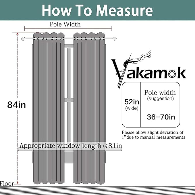 Yakamok Olive Green Curtains 84 Inches Length Blackout Curtain - Image 7