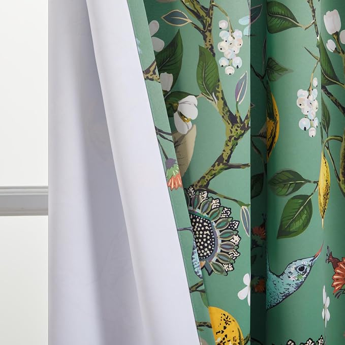 Extra Long 120 Inches Curtains for Large Window Luxury Sage Green Floor To - Image 7