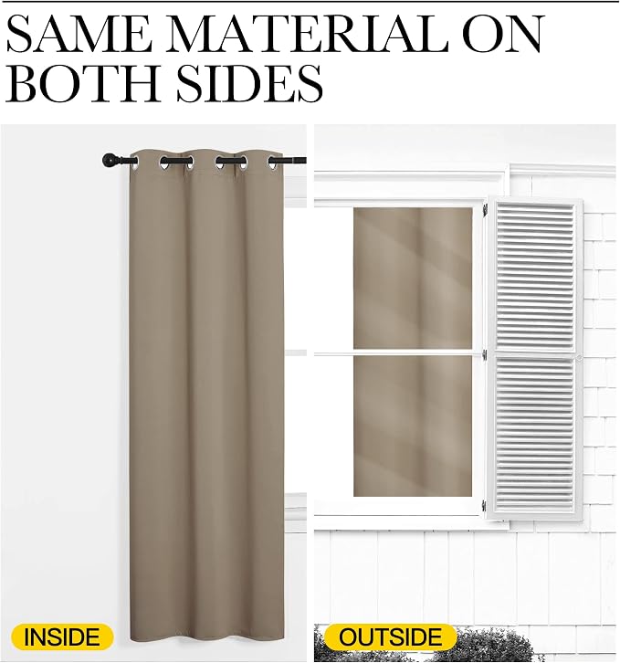 NICETOWN Blackout Curtain Panels - Image 5