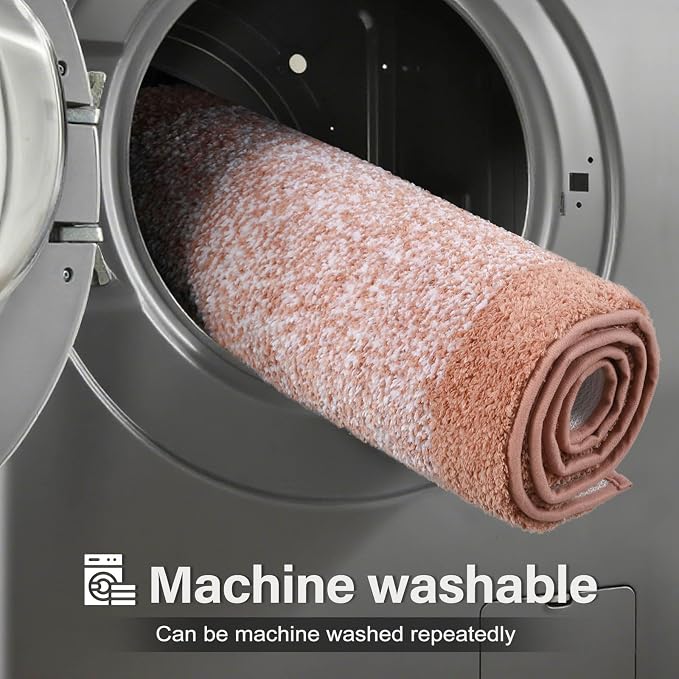 Bathroom Rugs 30x20 Non Slip Washable, Soft Absorbent Quick Dry Mats - Image 9