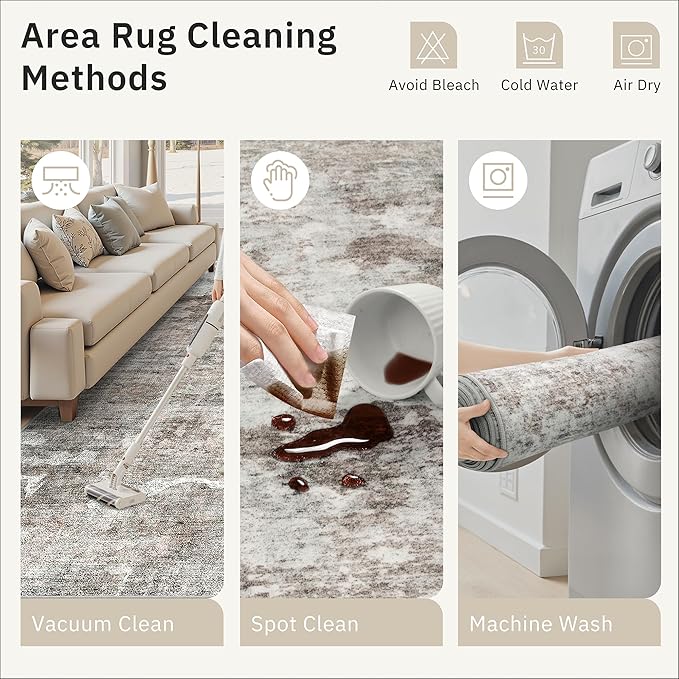 Runner Rug 2x5 Washable Non-Slip Kitchen Runner Rugs - Image 9