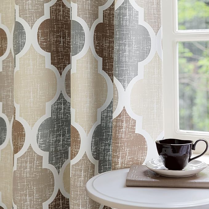 Beauoop 100% Blackout Curtains 72 Inches Long 2 Panels - Image 6