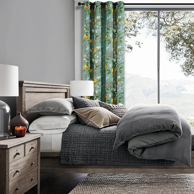 Topfinel 100 Inches Long Sage Green Luxury Curtains - Image 5