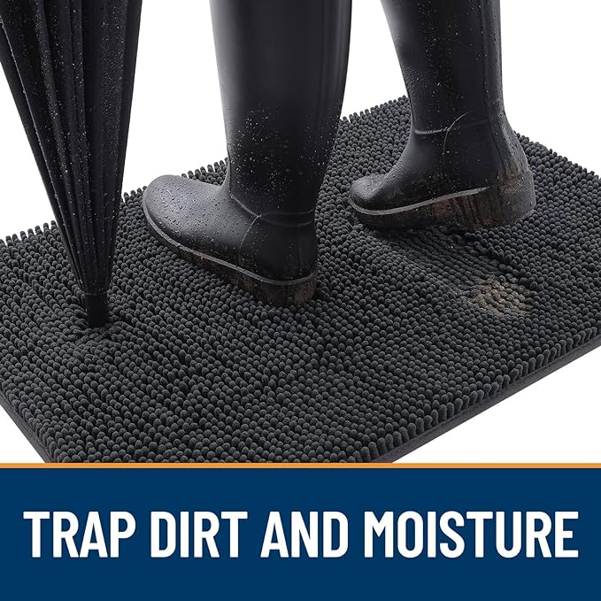 OLANLY Dog Door Mat for Muddy Paws 24x16, Absorbs Moisture and Dirt, Absorbent - Image 2