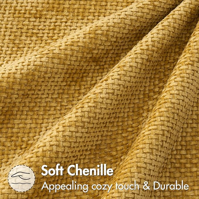 MIULEE Pack of 2 Couch Throw Pillow Covers 20x20 Inch Neutral Gold Modern Boho - Image 6