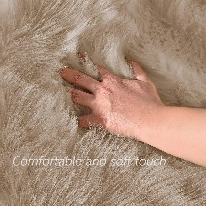 Latepis Beige Washable Rugs 4x6 - Image 5
