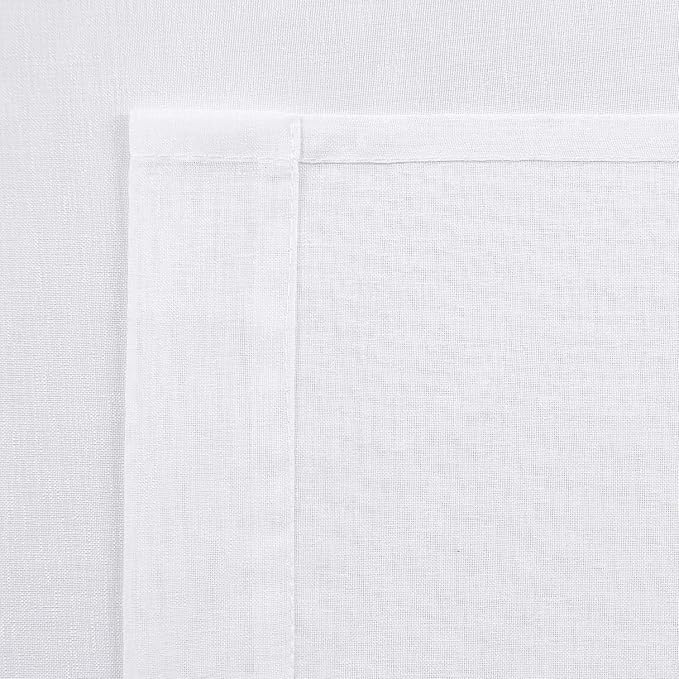 DWCN White Sheer Curtains 90 inches Long - Image 5