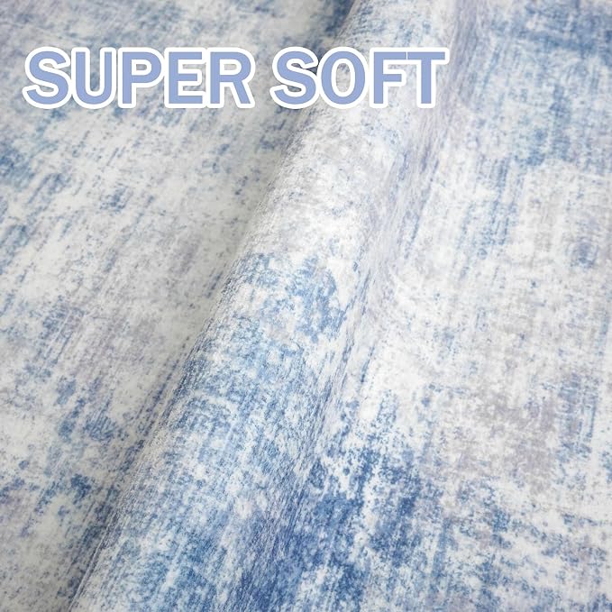 IOHOUZE Abstract Runner Rug 3x18 Ft Washable Runners - Image 6