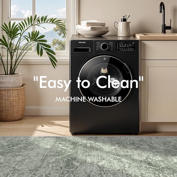 3x20 Washable Hallway Runner Rug - Image 8