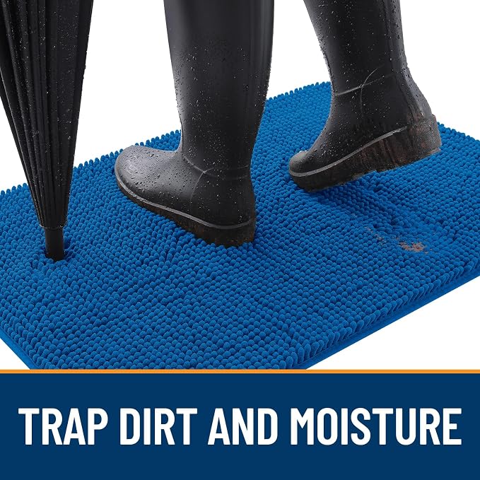 OLANLY Dog Door Mat for Muddy Paws 34x21, Absorbs Moisture and Dirt, Absorbent - Image 2
